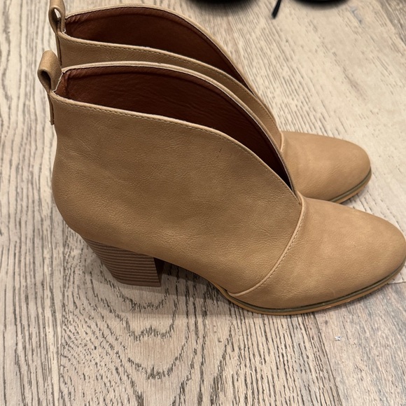 Weeboo Tan Ankle Booties for Women - Picture 2 of 5